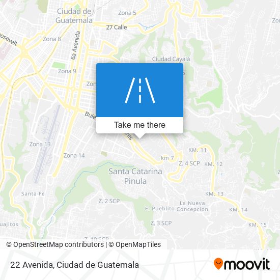 22 Avenida map