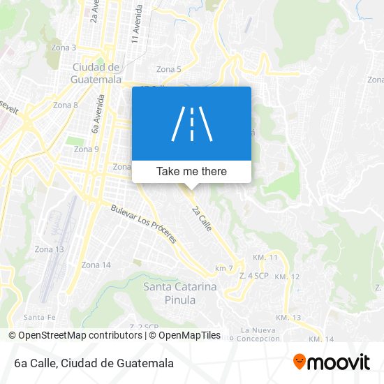 6a Calle map