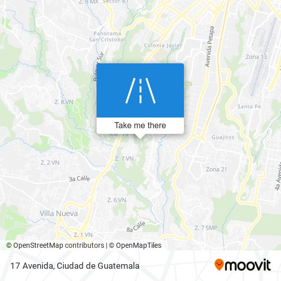 Mapa de 17 Avenida