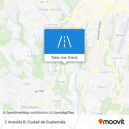 2 Avenida B map