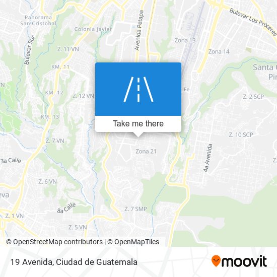 19 Avenida map