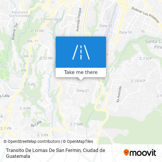 Transito De Lomas De San Fermin map