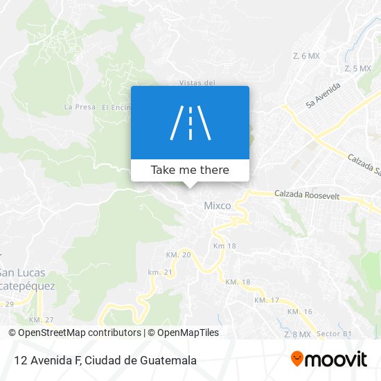 12 Avenida F map