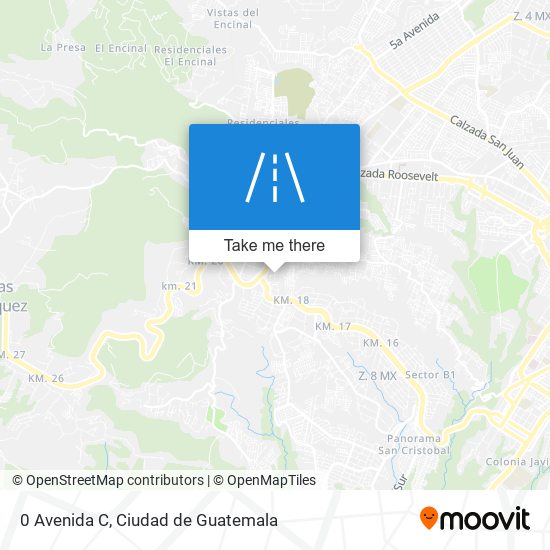 Mapa de 0 Avenida C