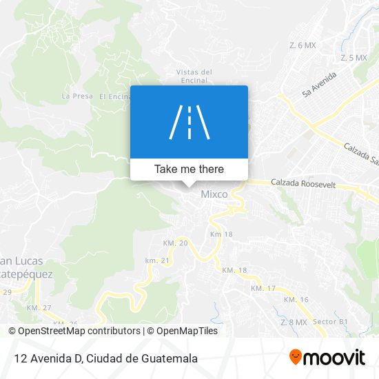 12 Avenida D map