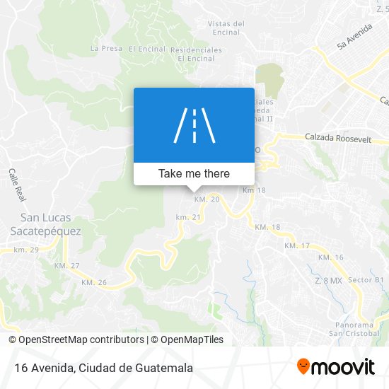 16 Avenida map