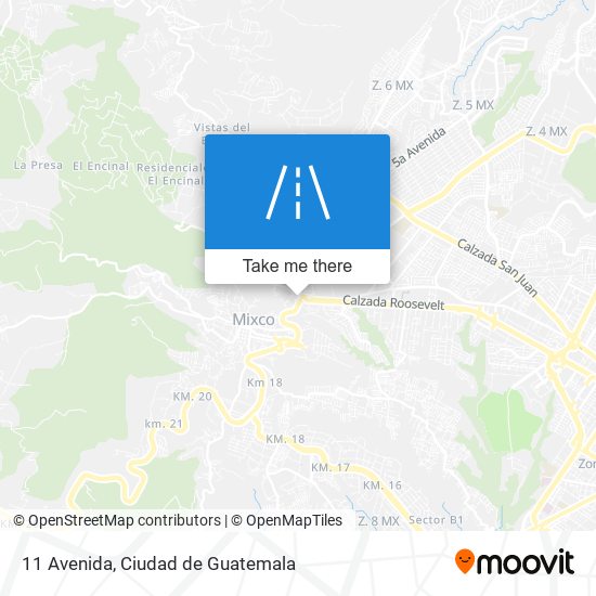 11 Avenida map