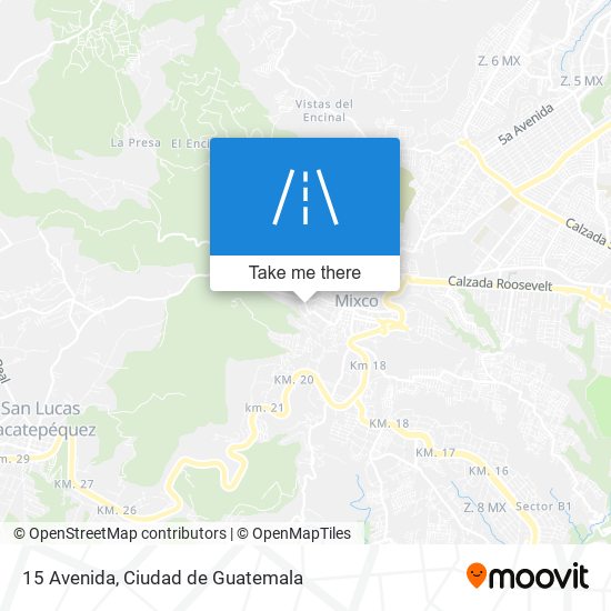 15 Avenida map