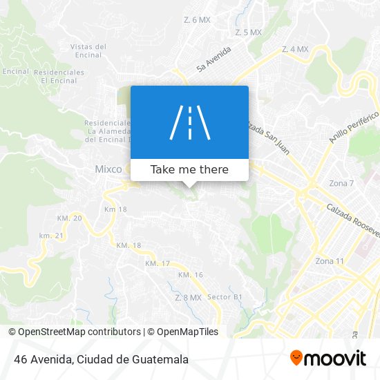 46 Avenida map