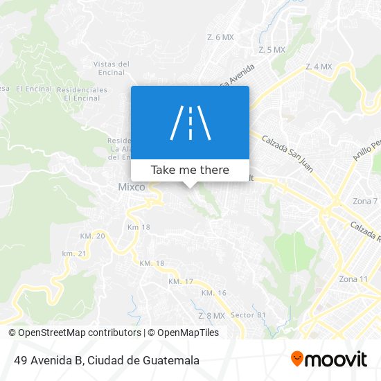 Mapa de 49 Avenida B