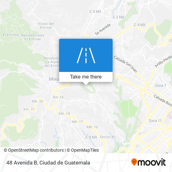 Mapa de 48 Avenida B