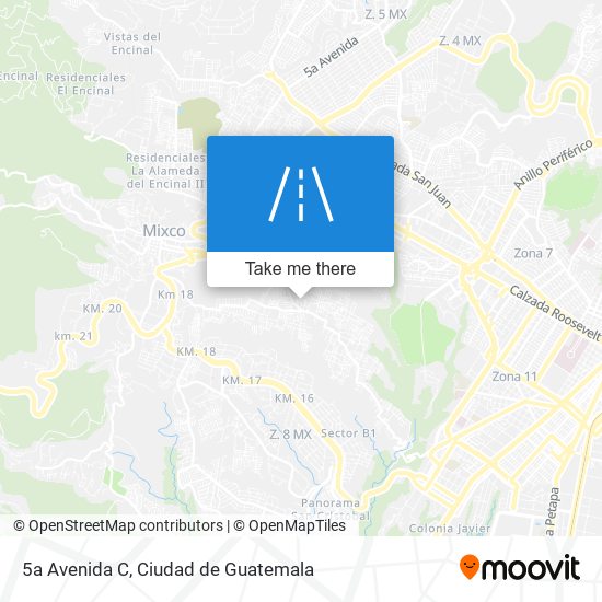 5a Avenida C map