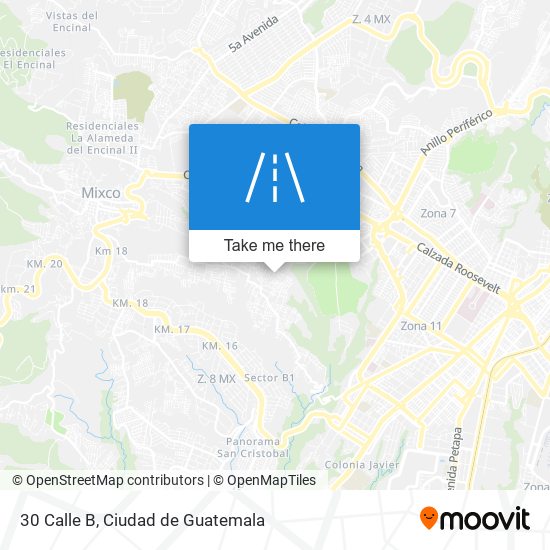 30 Calle B map