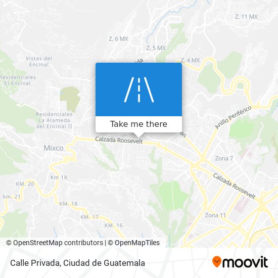 Calle Privada map