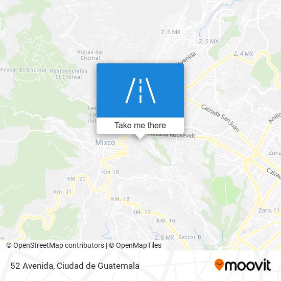 Mapa de 52 Avenida