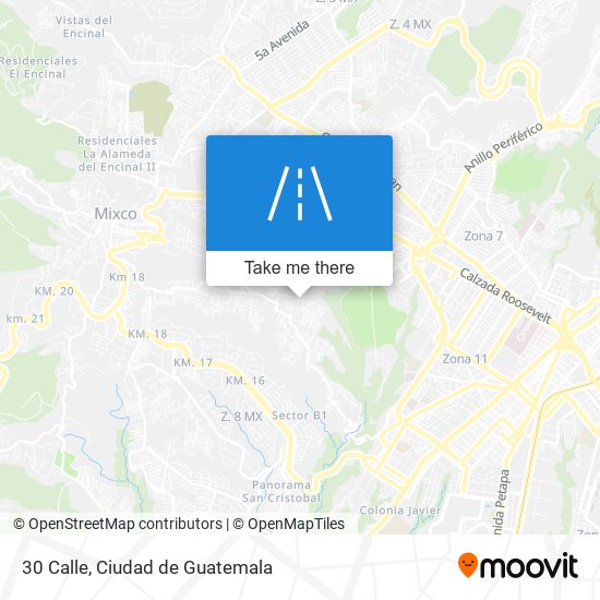 30 Calle map