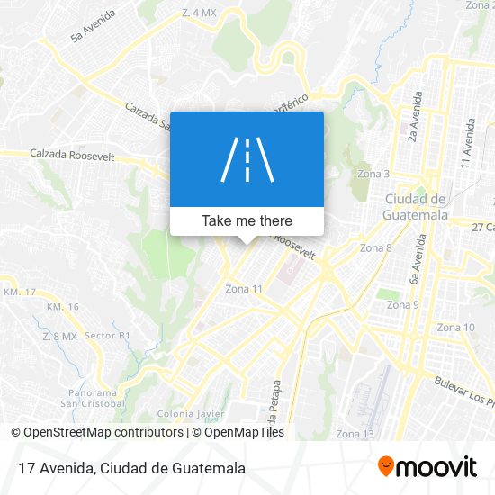 17 Avenida map