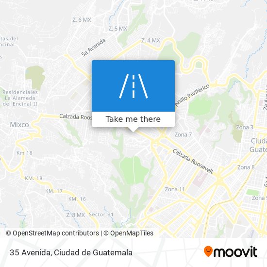 35 Avenida map