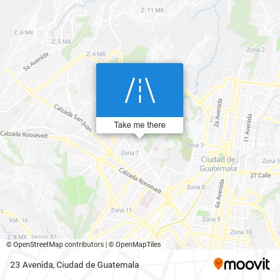 23 Avenida map