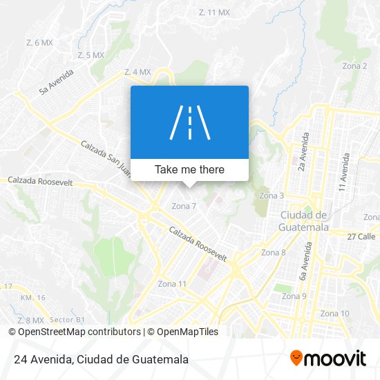 Mapa de 24 Avenida