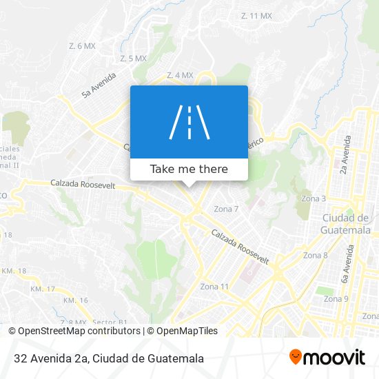 32 Avenida 2a map