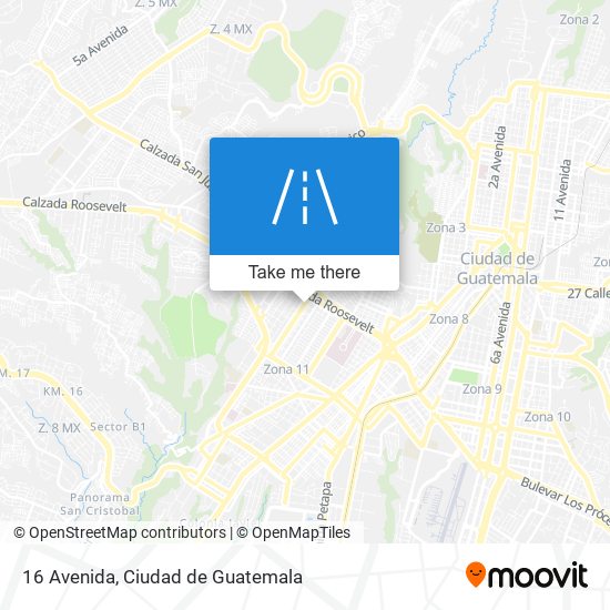 16 Avenida map