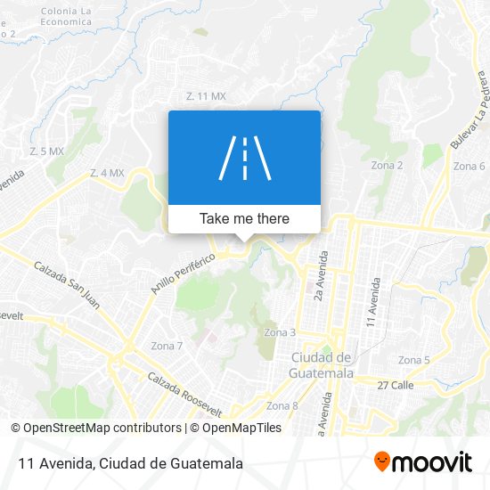 11 Avenida map