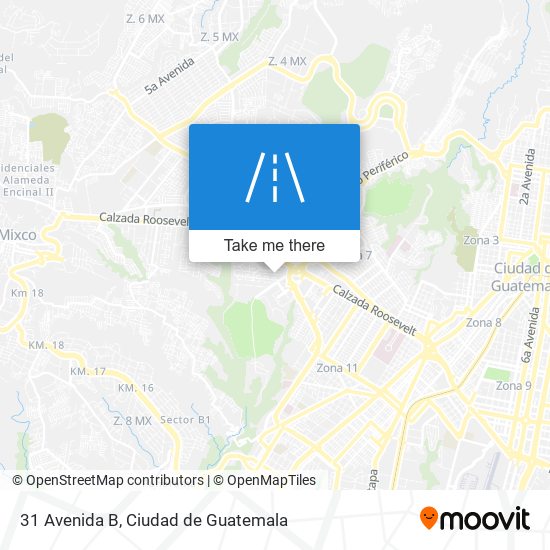 31 Avenida B map