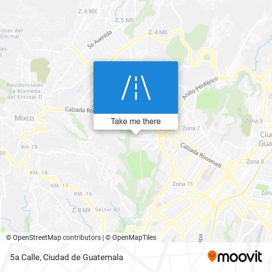 5a Calle map