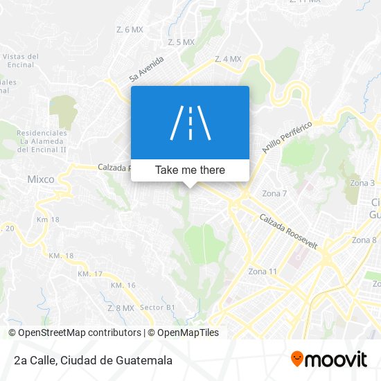 2a Calle map