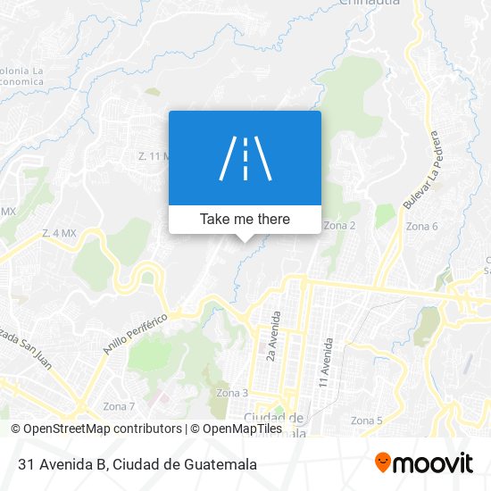 31 Avenida B map