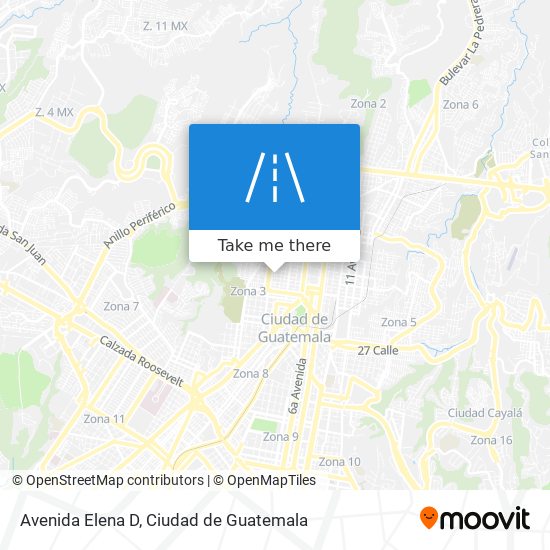 Mapa de Avenida Elena D