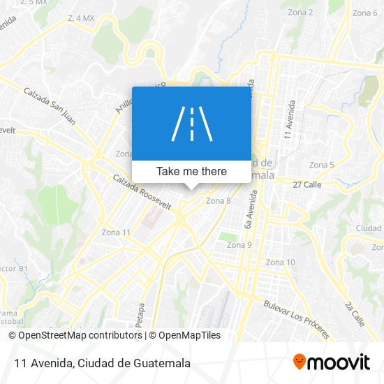 11 Avenida map