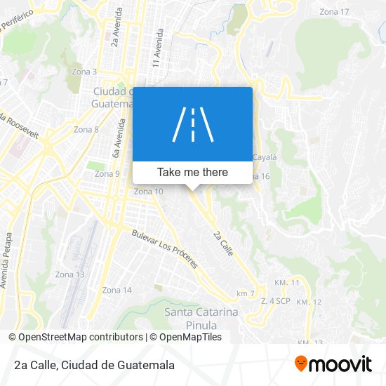 2a Calle map