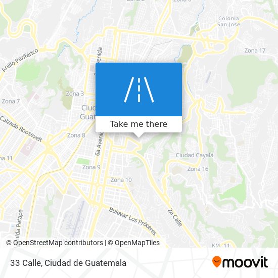 33 Calle map