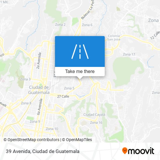 39 Avenida map