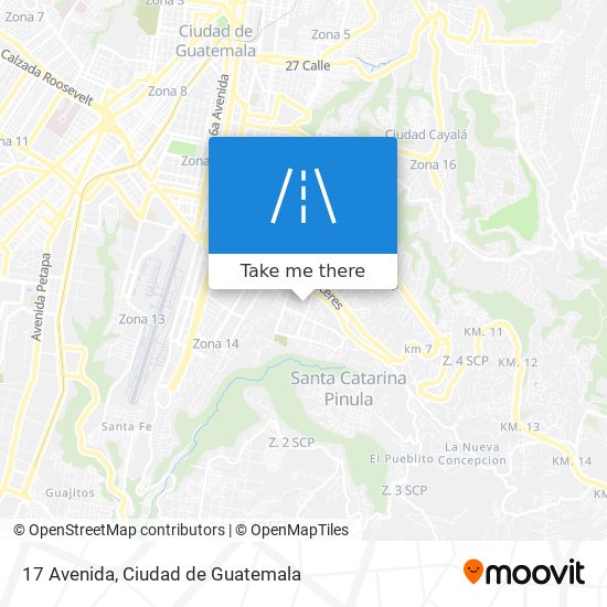 Mapa de 17 Avenida