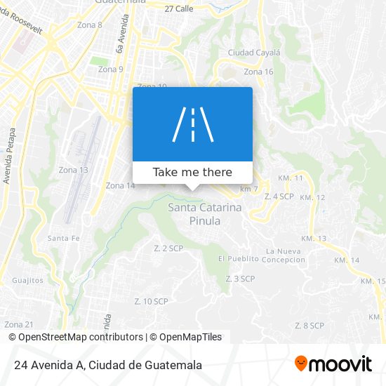 24 Avenida A map