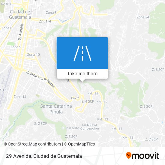 Mapa de 29 Avenida