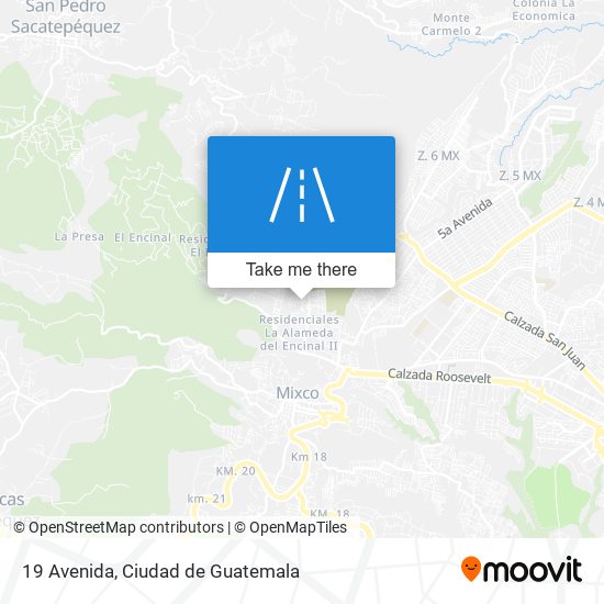 19 Avenida map