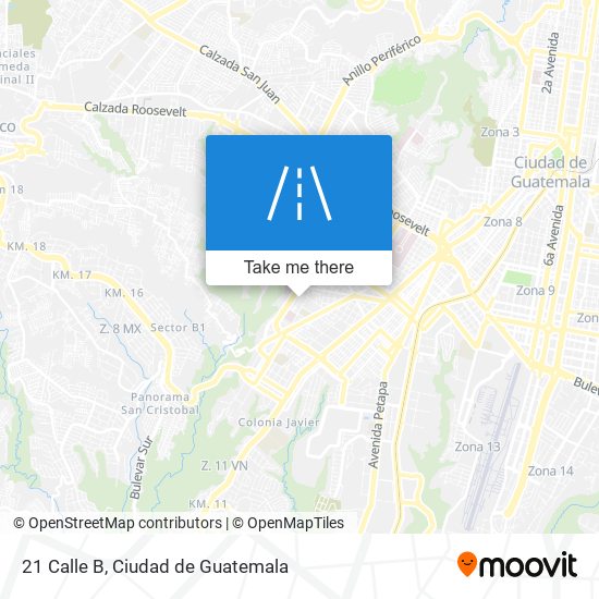 21 Calle B map