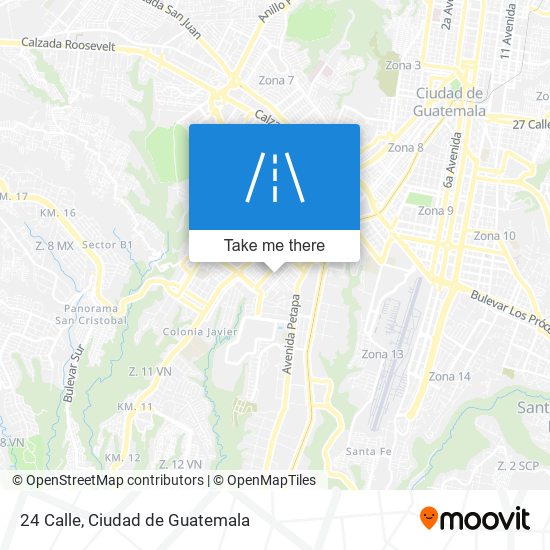 24 Calle map