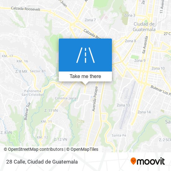 28 Calle map