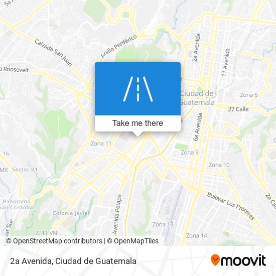 2a Avenida map