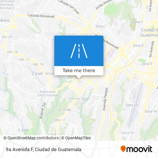 9a Avenida F map