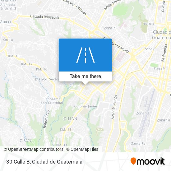 30 Calle B map