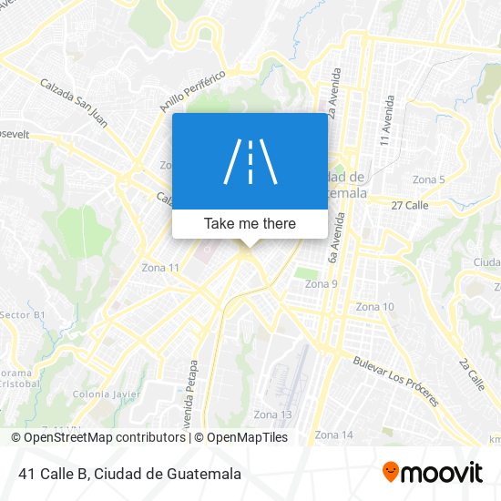 41 Calle B map