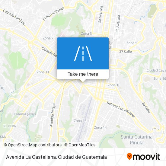 Avenida La Castellana map