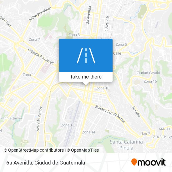 Mapa de 6a Avenida