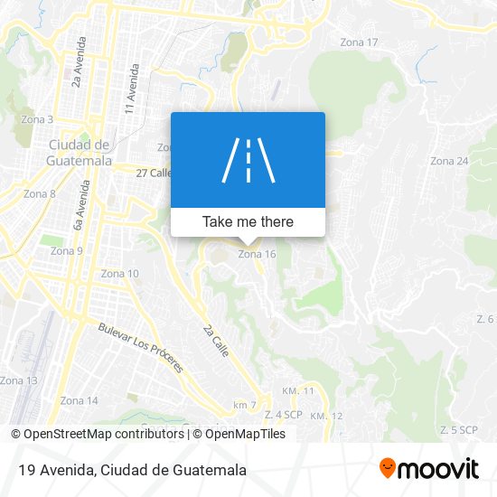 19 Avenida map